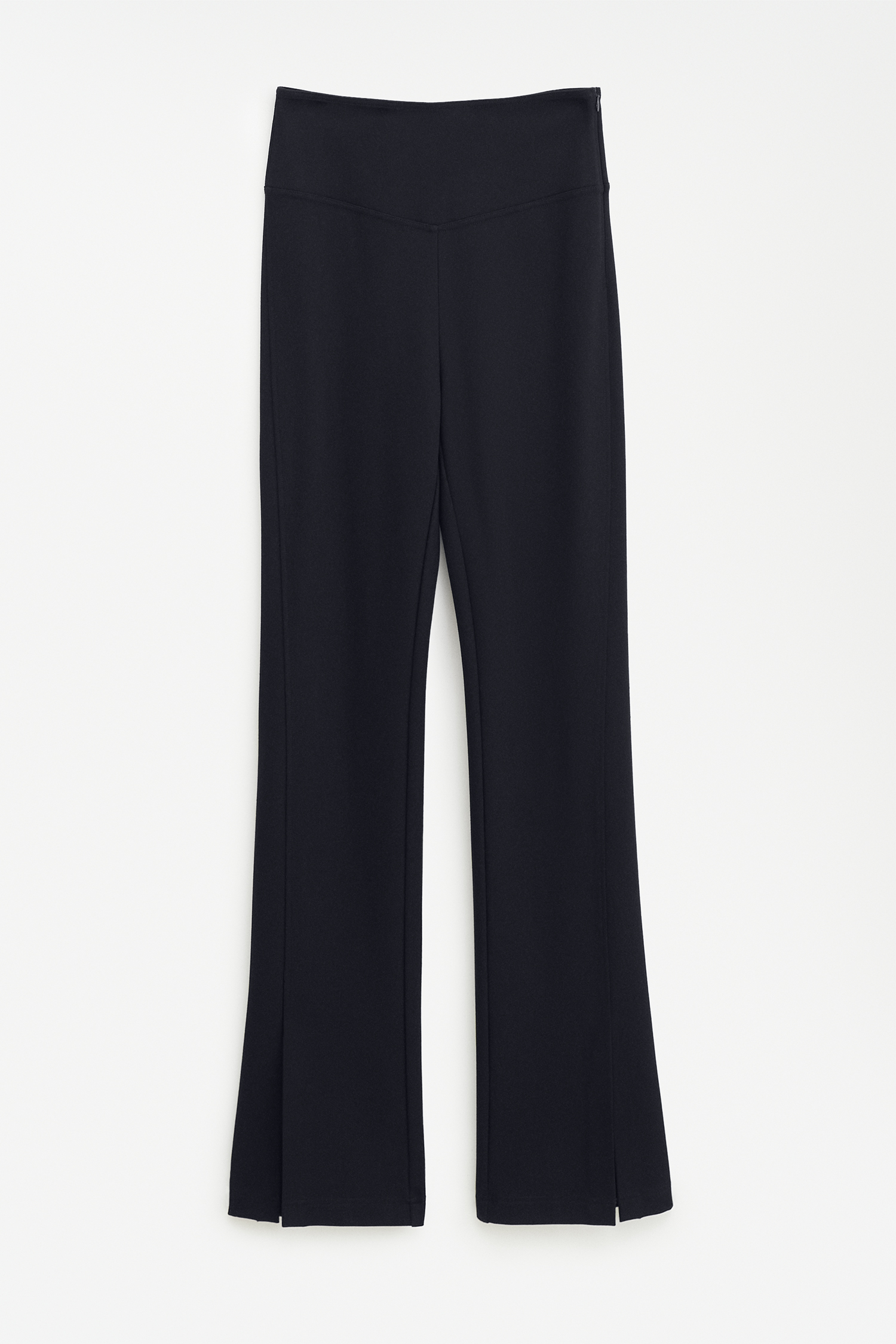 Filippa K Split Hem Jersey Trousers In Black